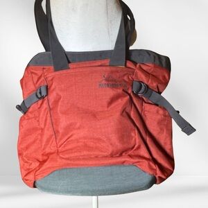 Red and Gray Men's Tote Bag